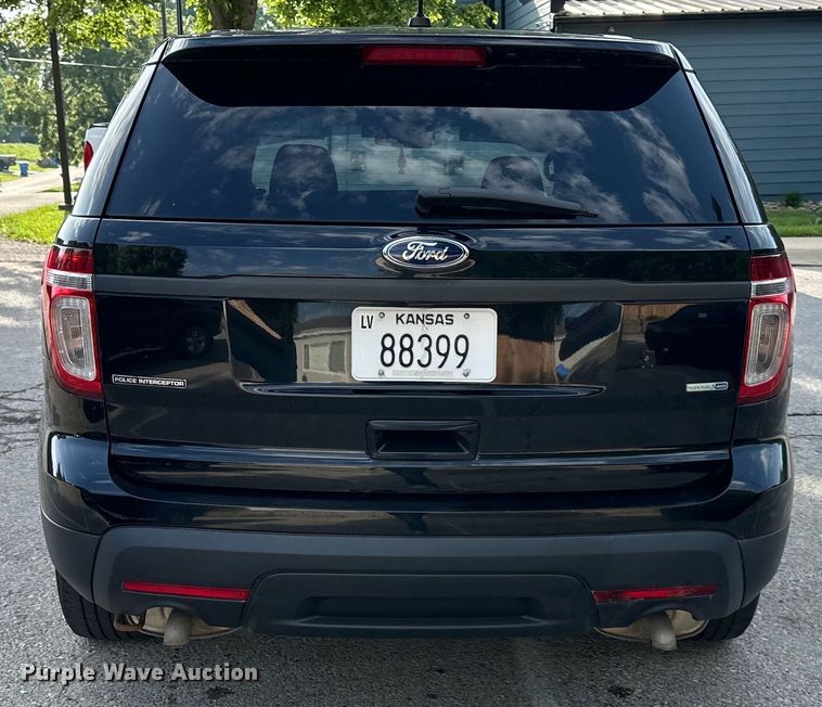 image for item DS4196 2014 Ford Explorer Police Interceptor  SUV