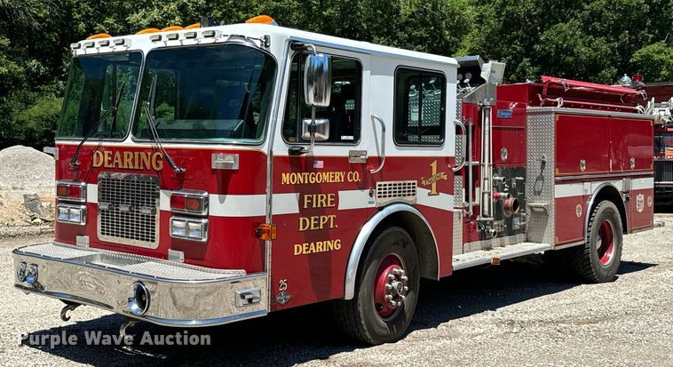 image for item DX0815 1992 Spartan 5186 600 pumper fire truck