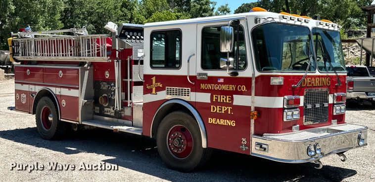 image for item DX0815 1992 Spartan 5186 600 pumper fire truck