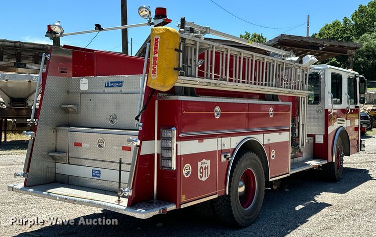 image for item DX0815 1992 Spartan 5186 600 pumper fire truck