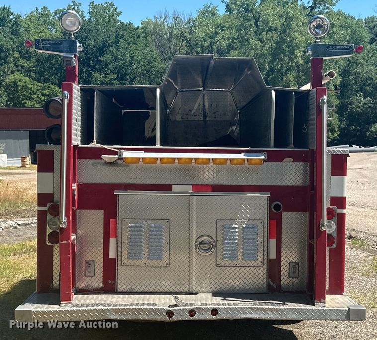 image for item DX0817 1980 Ford 8000 pumper fire truck