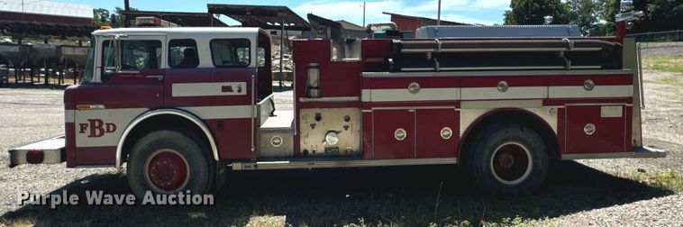image for item DX0817 1980 Ford 8000 pumper fire truck