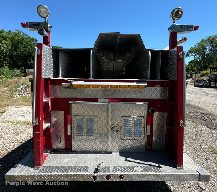 image for item DX0817 1980 Ford 8000 pumper fire truck