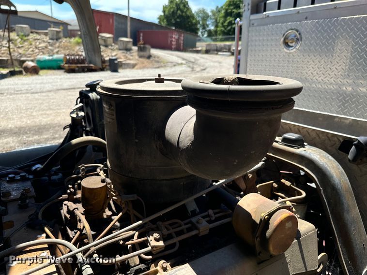 image for item DX0817 1980 Ford 8000 pumper fire truck