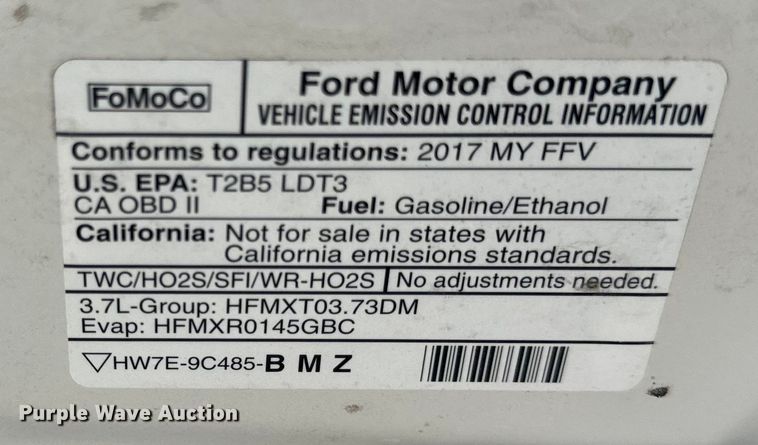 image for item EH6888 2017 Ford Explorer Police Interceptor  SUV