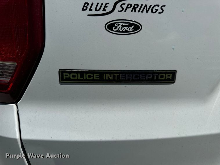 image for item EH6889 2016 Ford  Explorer Police Interceptor  SUV