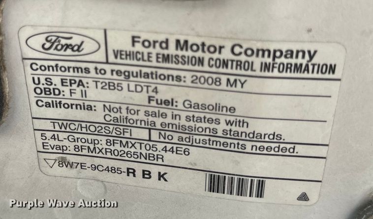 image for item EH6892 2008 Ford Expedition SUV