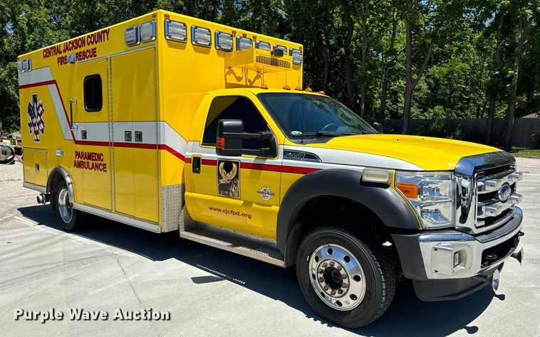 image for item EH6893 2015 Osage F450 Super Duty XLT ambulance