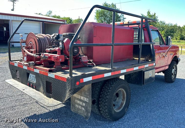 image for item EJ4397 1990 Ford  F350 brush fire truck