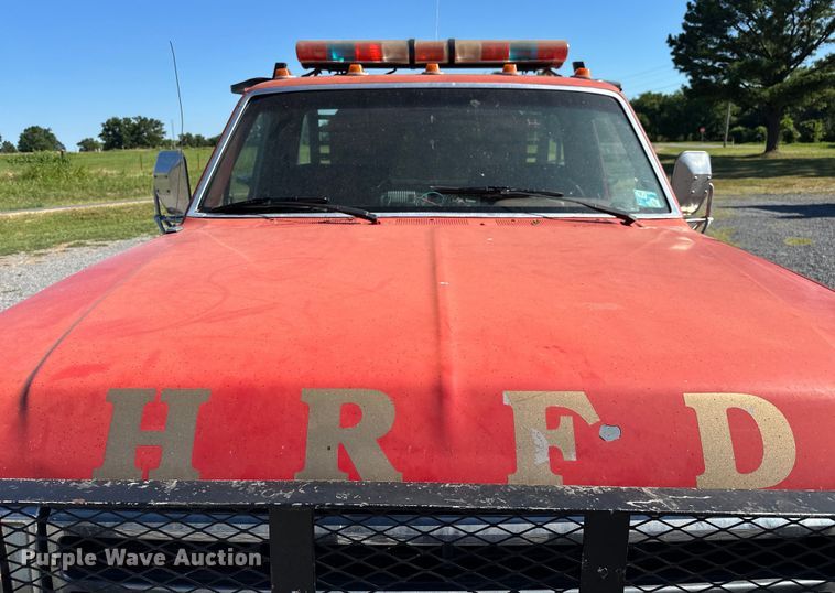 image for item EJ4397 1990 Ford  F350 brush fire truck