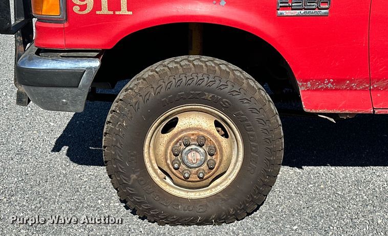 image for item EJ4397 1990 Ford  F350 brush fire truck