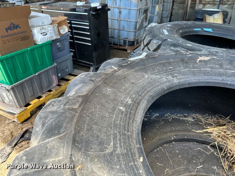 image for item EJ7003 (2) Alliance 19.5LR24 tires 