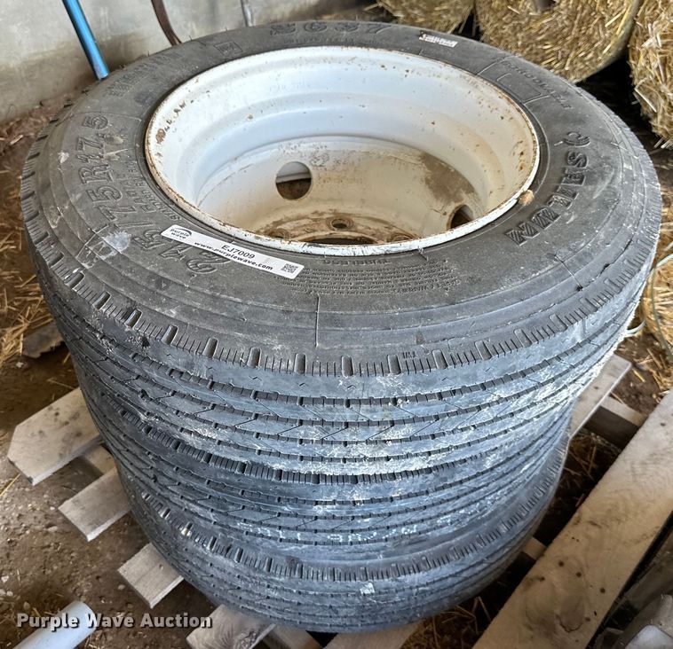 (3) Sailun 215/75R17.5 tires and wheels in Leavenworth, KS Item