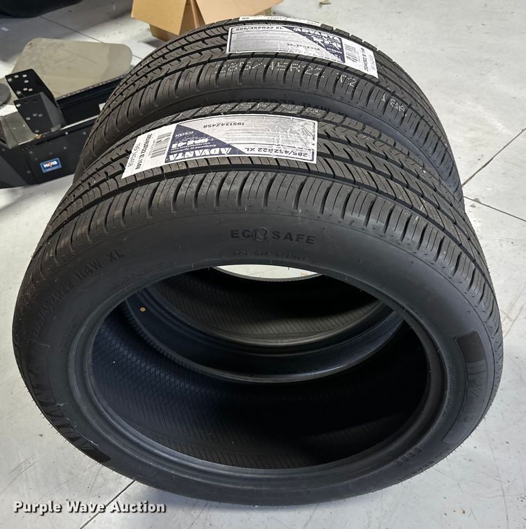 image for item EJ7017 (2) Advanta 285/45R22 tires
