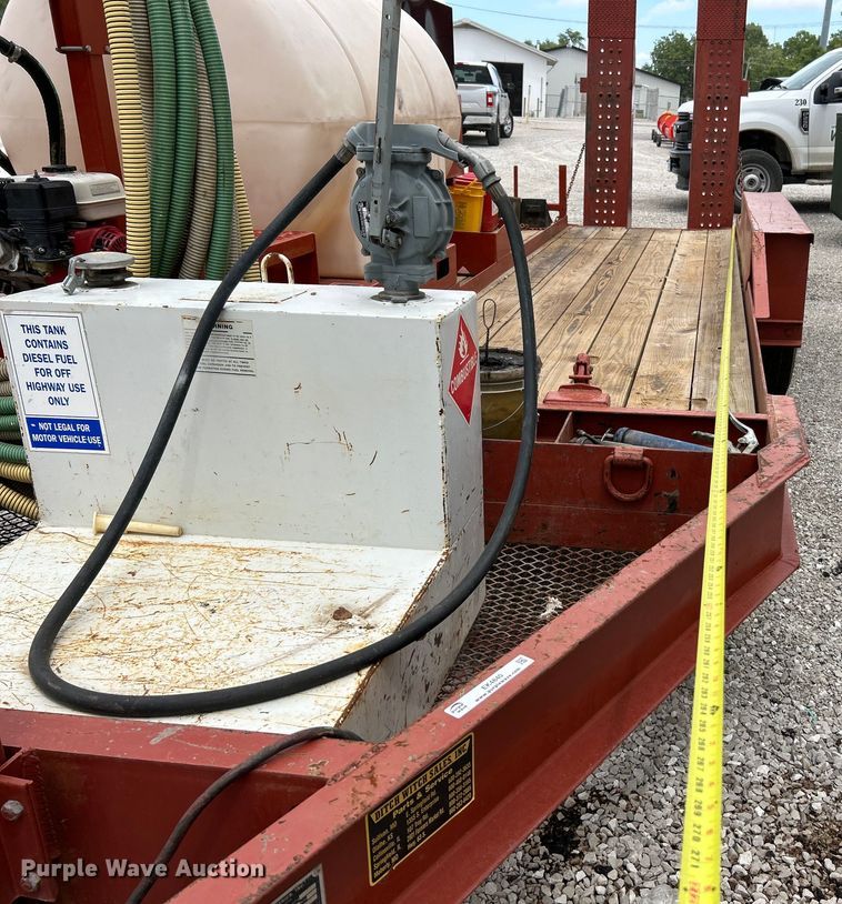 image for item EK4840 1999 Belshe T-16 directional boring unit trailer