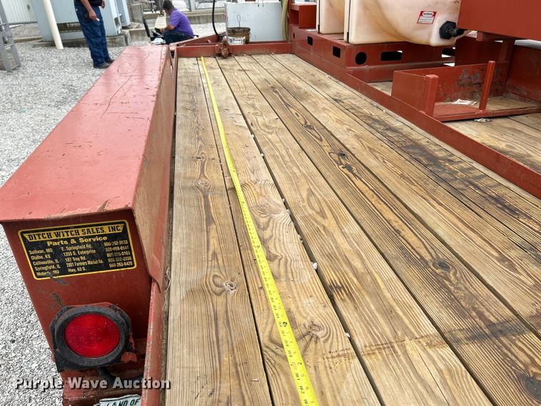 image for item EK4840 1999 Belshe T-16 directional boring unit trailer