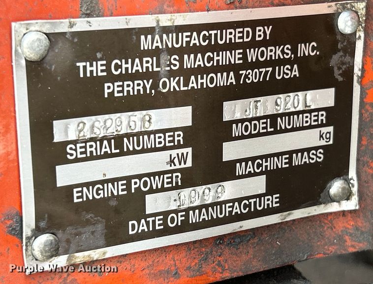 image for item EK4841 1999 Ditch Witch  JT920L directional boring unit