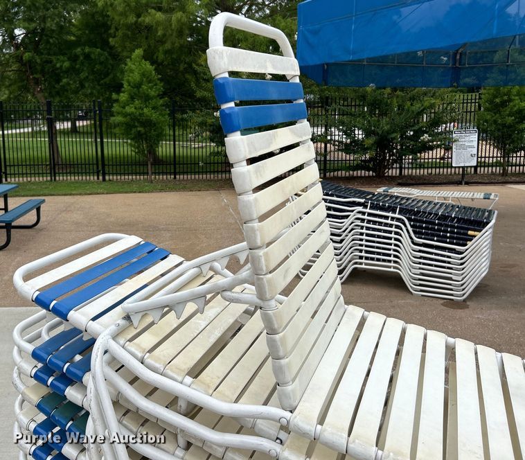 image for item EK4933 (20) pool lounge chairs 