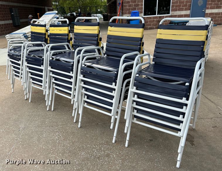 image for item EK4934 (25) pool chairs 