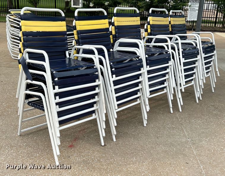 image for item EK4934 (25) pool chairs 