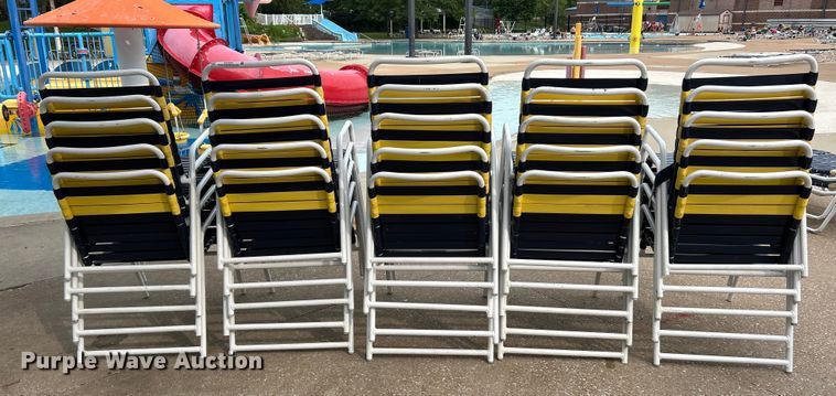 image for item EK4934 (25) pool chairs 