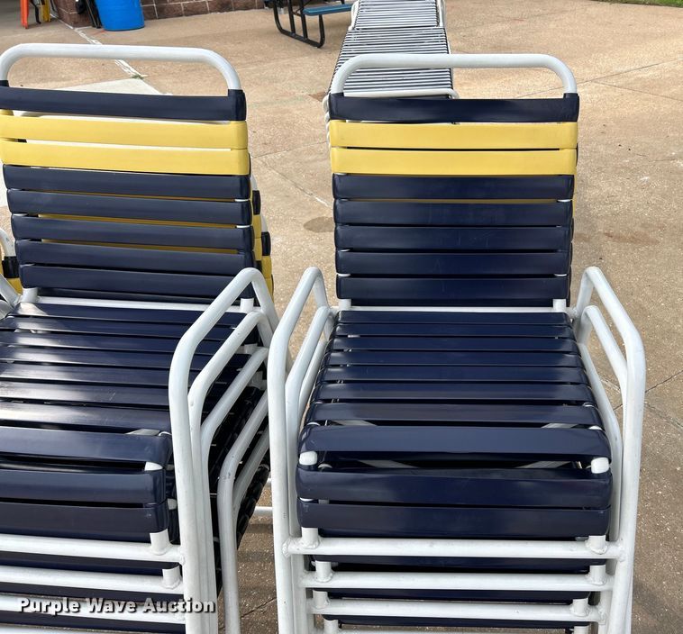 image for item EK4934 (25) pool chairs 