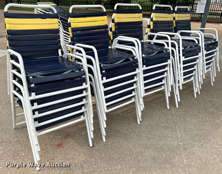 image for item EK4936 (25) pool chairs 