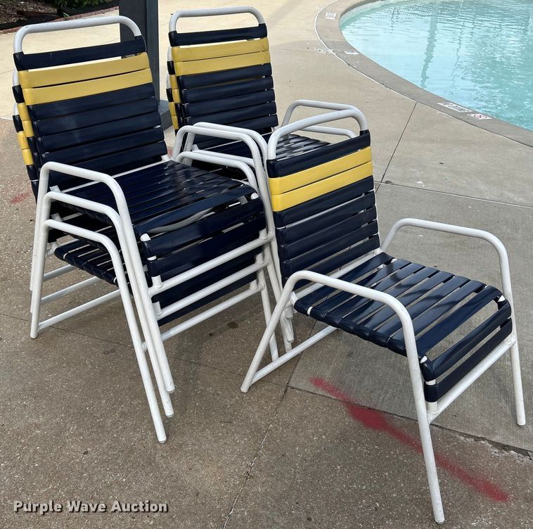 image for item EK4937 (7) pool chairs 