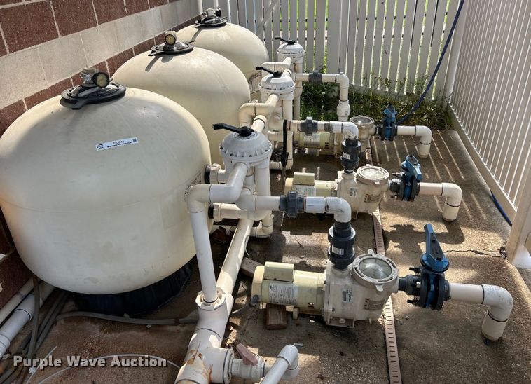 image for item EK4943 (3) pool filter systems