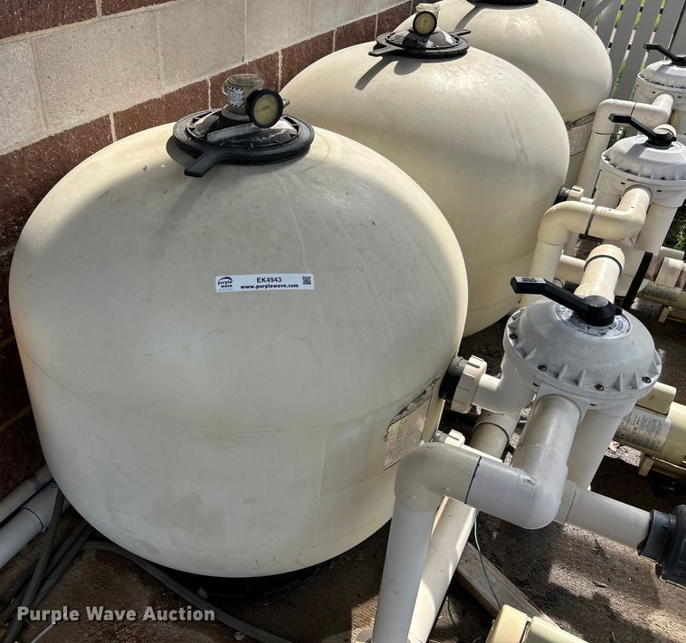 image for item EK4943 (3) pool filter systems