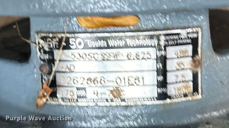 image for item EK4949 Goulds e-530SC swimming pool pump