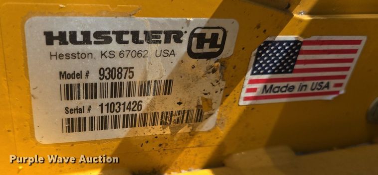 image for item EK6191 Hustler Super Z ZTR lawn mower