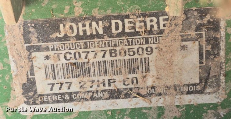 image for item EK6192 John Deere  777 ZTR lawn mower