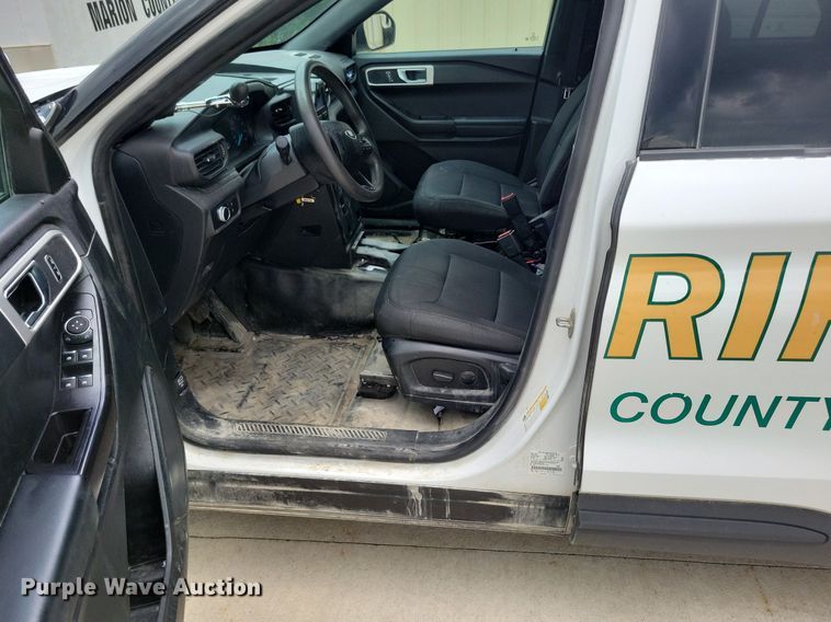 image for item KA9923 2020 Ford Explorer Police Interceptor  SUV