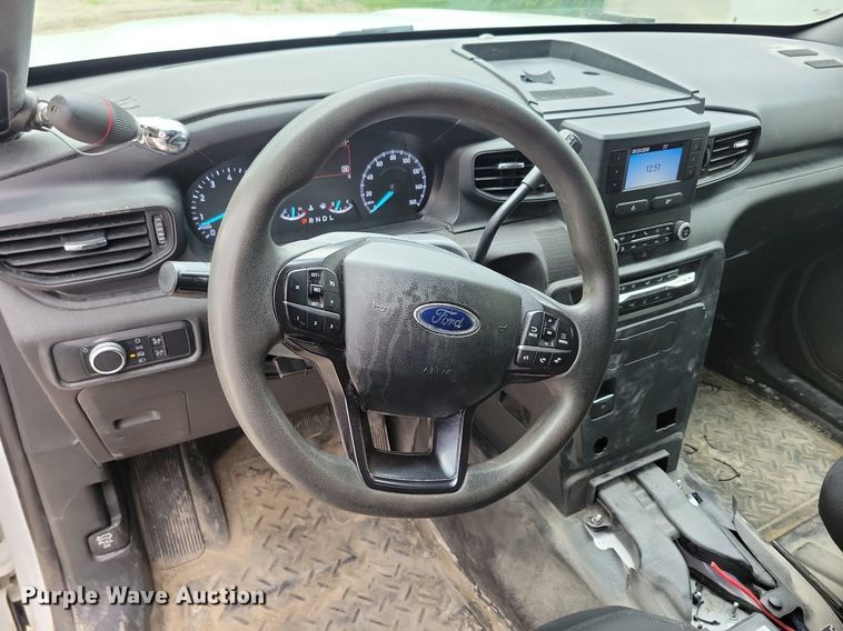 image for item KA9923 2020 Ford Explorer Police Interceptor  SUV