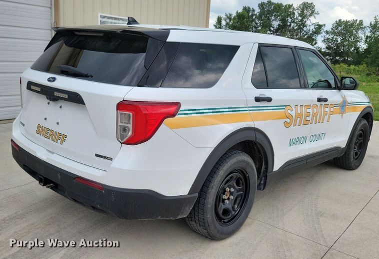 image for item KA9925 2020 Ford Explorer Police Interceptor  SUV