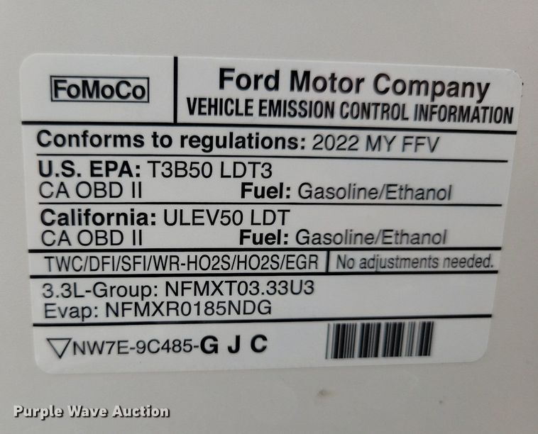 image for item KA9925 2020 Ford Explorer Police Interceptor  SUV