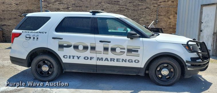 image for item KA9932 2018 Ford Explorer Police Interceptor SUV