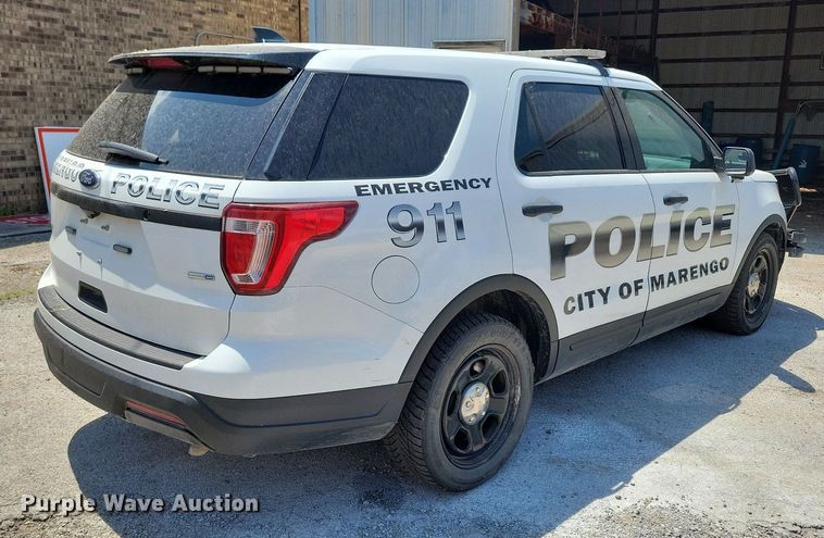 image for item KA9932 2018 Ford Explorer Police Interceptor SUV