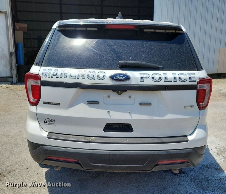 image for item KA9932 2018 Ford Explorer Police Interceptor SUV