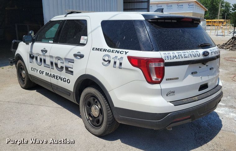 image for item KA9932 2018 Ford Explorer Police Interceptor SUV