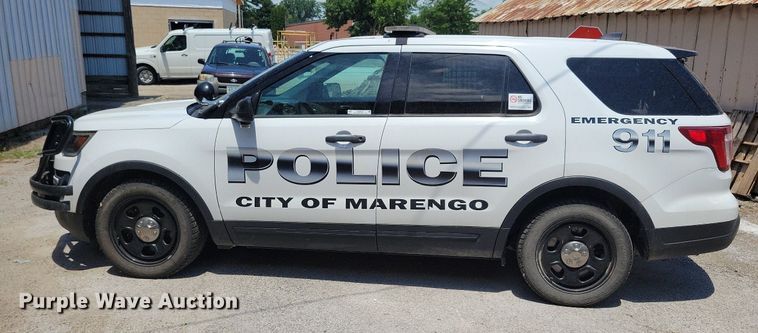 image for item KA9932 2018 Ford Explorer Police Interceptor SUV