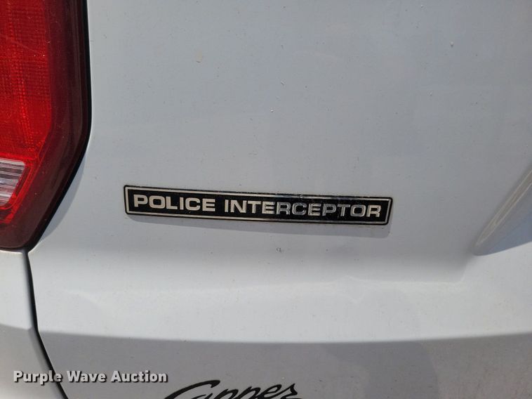 image for item KA9932 2018 Ford Explorer Police Interceptor SUV