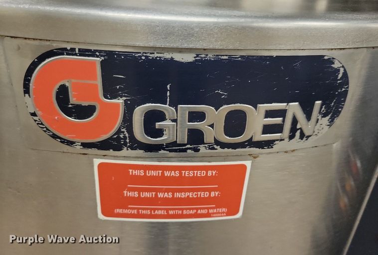 image for item KA9999 2009 Groen AHS-40 steam kettle