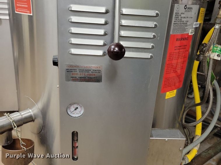 image for item KB9000 Groen AHS-40 steam kettle