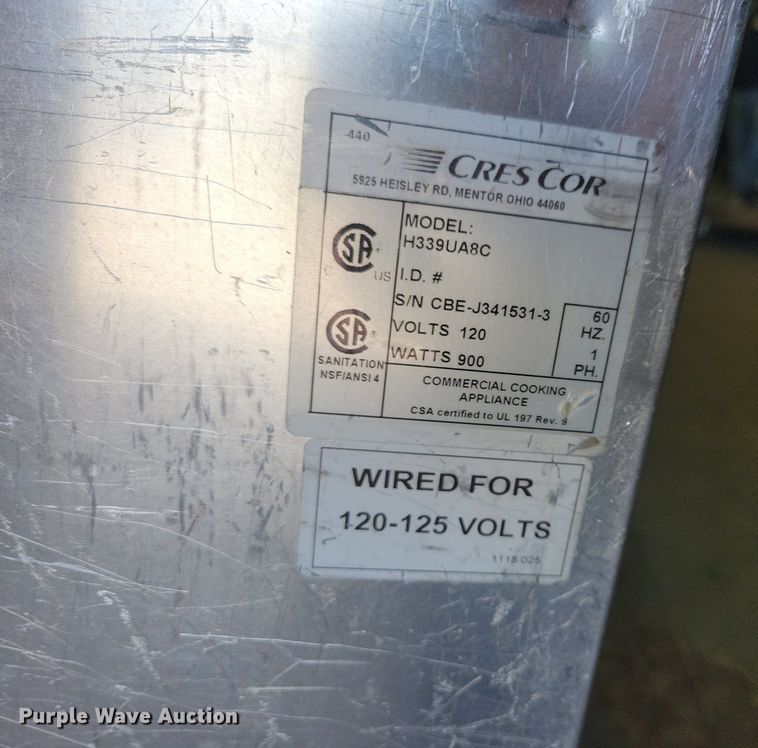 image for item KB9003 (5) Cres Cor food warmers