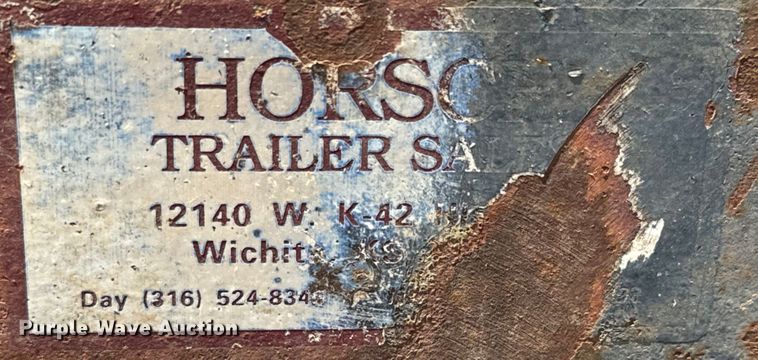 image for item MU9868 1995 Starlite utility trailer