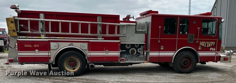 image for item NT9137 2001 HME H1738 pumper fire truck