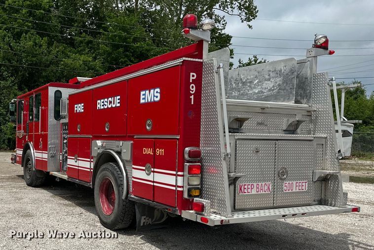 image for item NT9204 2002 HME H2057 pumper fire truck