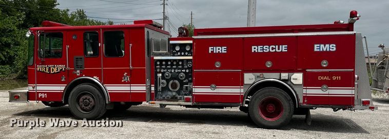 image for item NT9204 2002 HME H2057 pumper fire truck